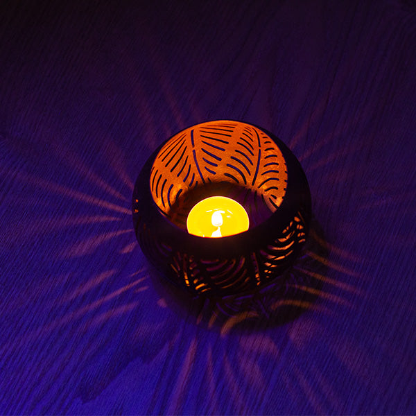 Photophore Coco Feuille