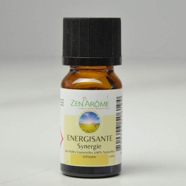 Synergie d'Huiles Essentielles Énergisante