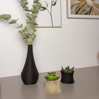 Vase Ailettes Twist