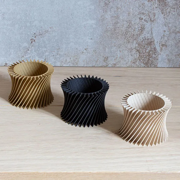 Cache-pot Corneille Twist Ebene