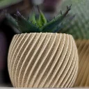 Cache-pot Petit Duc Twist Bouleau