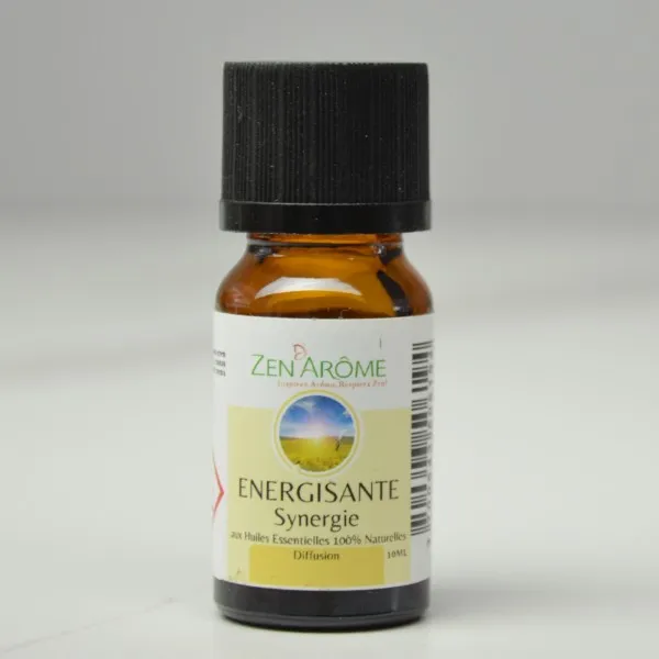 Synergie d'Huiles Essentielles Énergisante