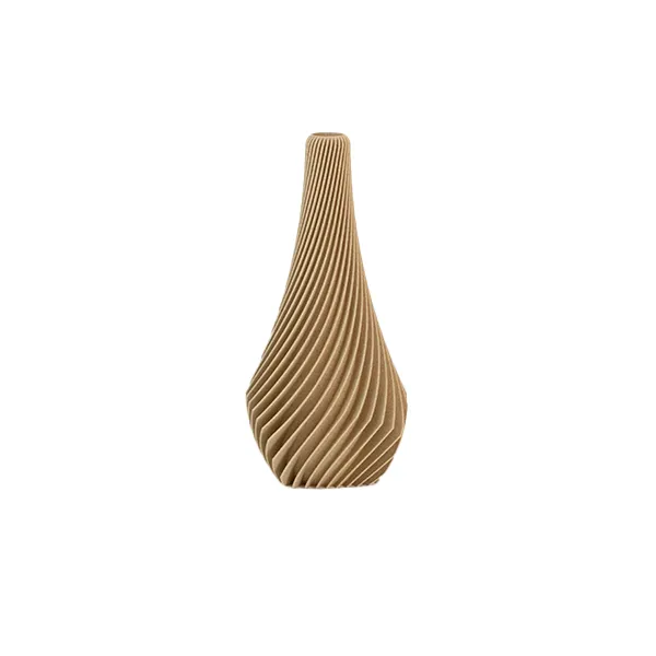 Vase Ailettes Twist Bouleau