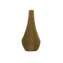 Vase Ailettes Twist Olive