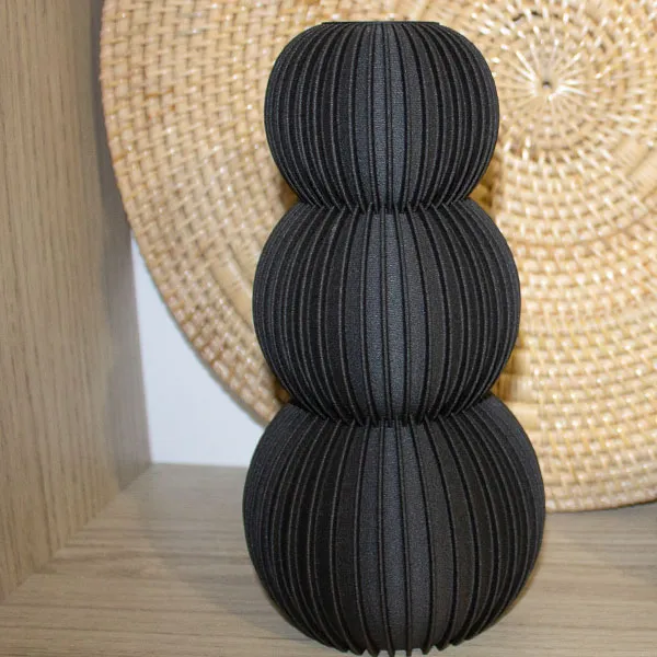 Vase Flamant Ebène